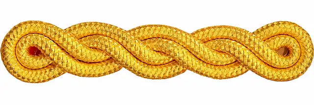 2-Ply Twisted Gold Epaulettes