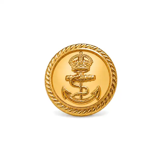 22 Ligne Gilt Waistcoat Button