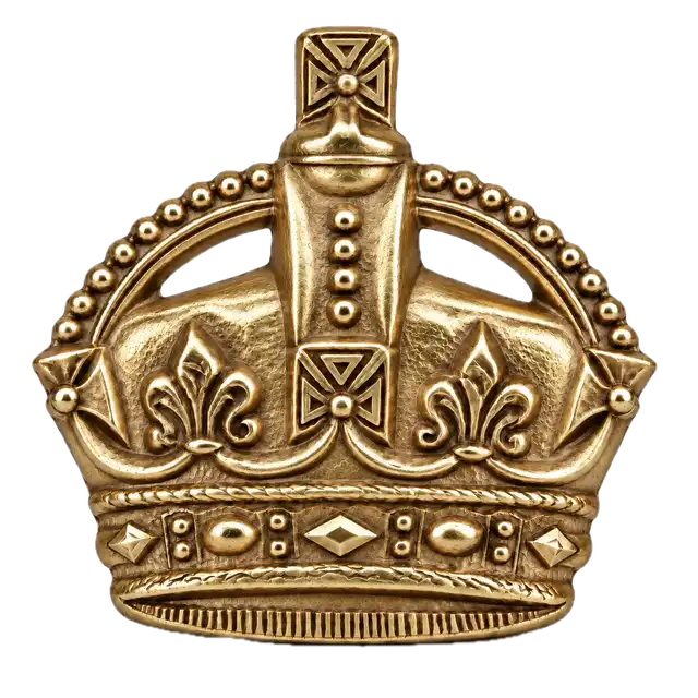 Large Plain Brass Metal Crowns