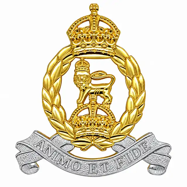 AGC Officer Plated Cap Badge