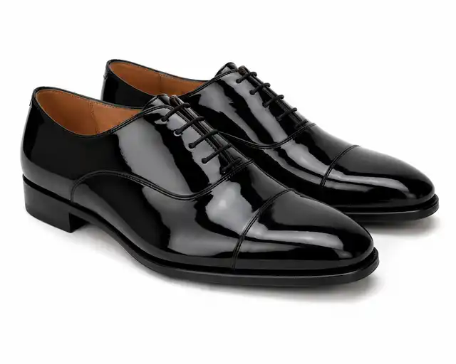Black Patent Evening Shoes