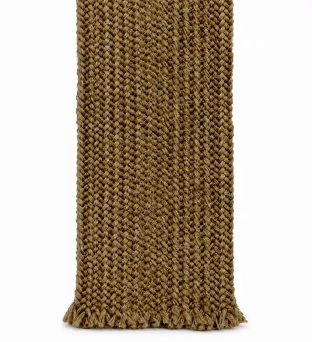Brown Braided Tie