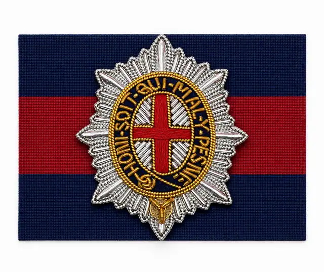 Coldstream Guards Beret Badge and Flash