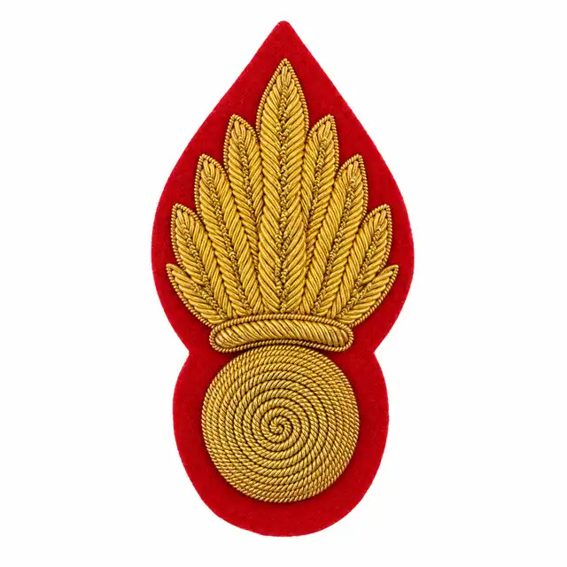 Corps of Royal Engineers Sergeant and Staff Sergeant Grenade Arm Badge