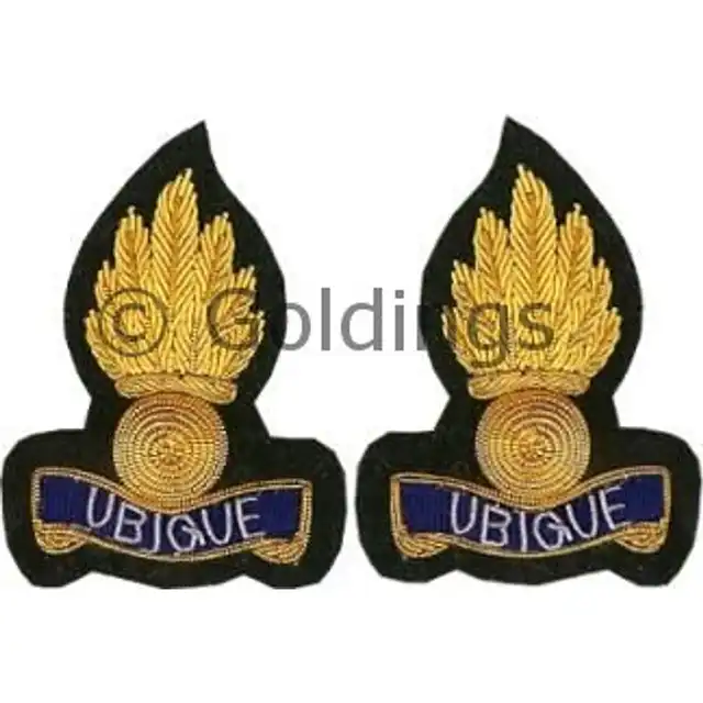 Corps of Royal Engineers SNCO Mess Dress Collar Badges