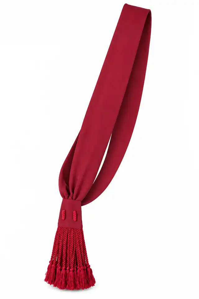 Royal Regiment of Scotland Crimson Silk Shoulder Sash — illustrative product image
