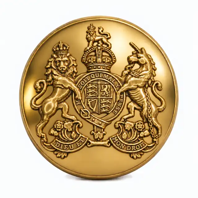 General Service Corps 22 Ligne Mounted Button