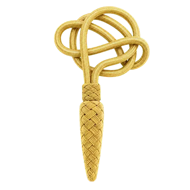 Gold Cord Sword Knot (Pattern No. 2)