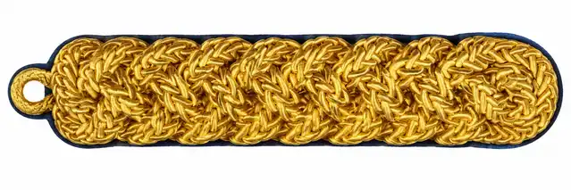 HAC Indigo-Backed Gold Hussar Shoulder Cords — illustrative image