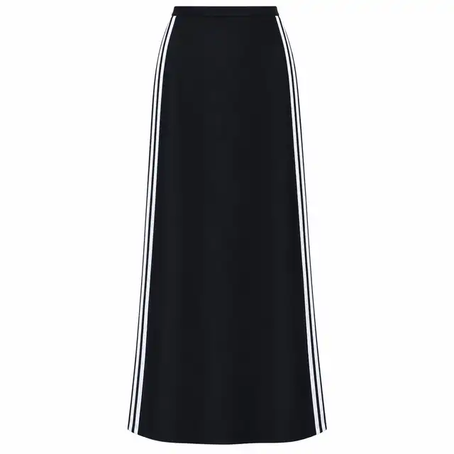 Royal Lancers dark blue mess skirt with twin white stripes