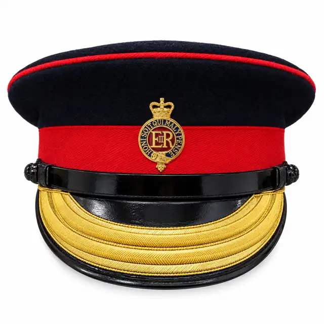 Life Guards No. 1 Forage Cap with Household Cavalry Officer Forage-Cap Badge