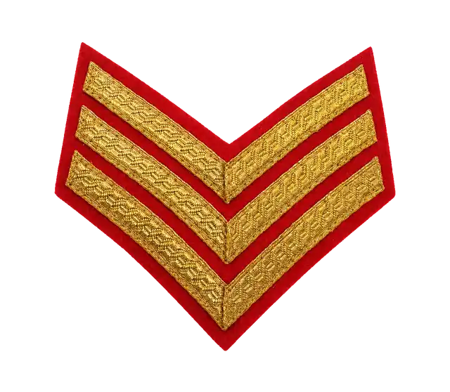 Mess Dress Chevrons — Sergeant