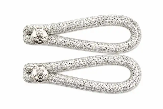 Mess Silver-Cord Shoulder Loops