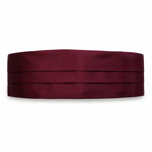 Officer Maroon Mess Cummerbund - Female