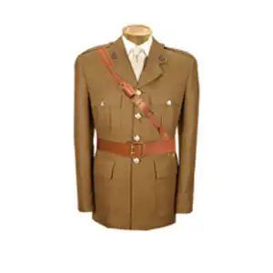 QDG pigskin Sam Browne worn on Service Dress — original Goldings product photograph