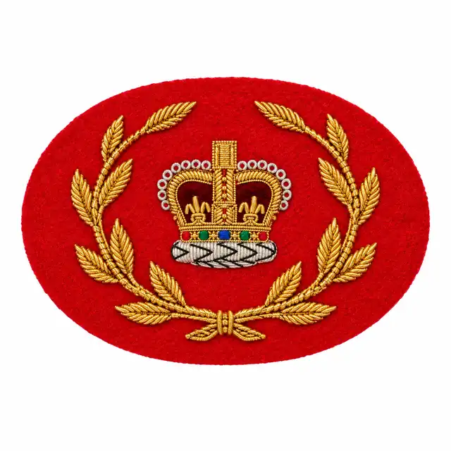 Princess of Wales’s Royal Regiment Regimental Quartermaster Sergeant (RQMS) Rank Badge