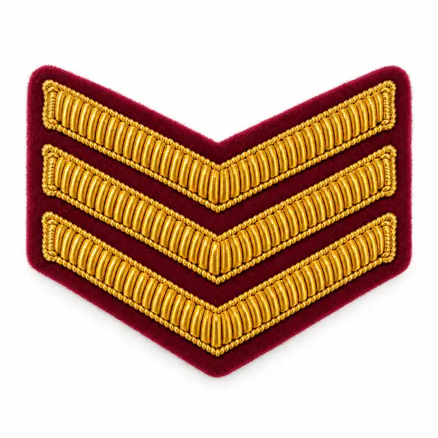 RAMS Sergeant Mess Dress Chevron — generated product illustration