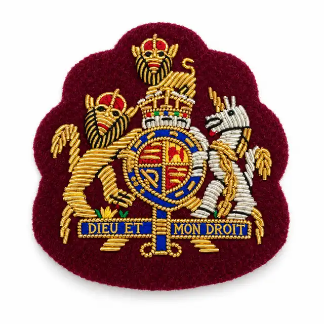 RAMS WO1 Mess Dress Badge — generated product illustration