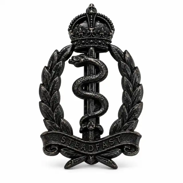 RAMS Other Ranks Metal Beret Badge — generated product illustration