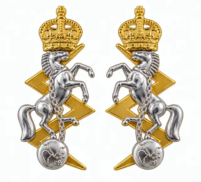 REME Officer Collar Badges