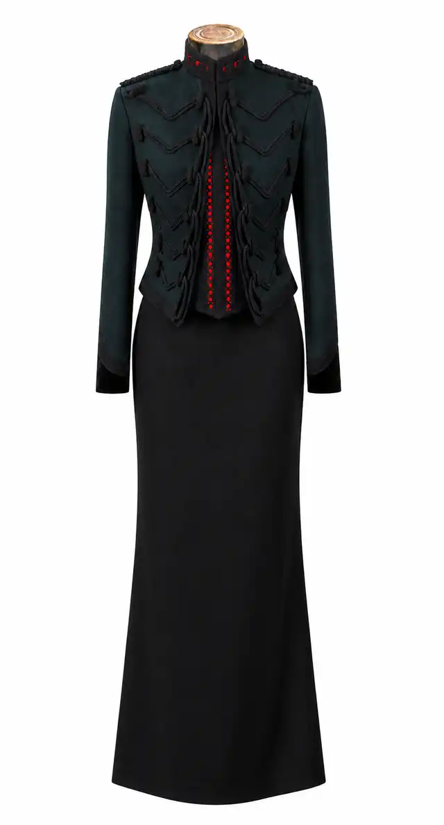 Royal Gurkha Rifles female officer Mess Dress