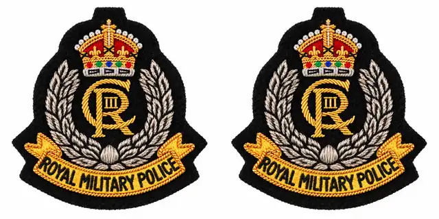 RMP Embroidered Mess Dress Collar Badges
