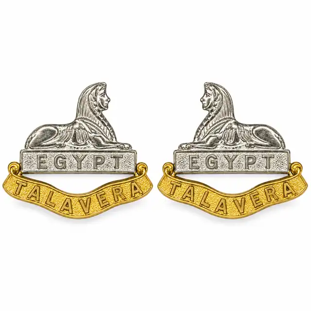 Royal Anglian Regiment 2nd Battalion Collar Badges