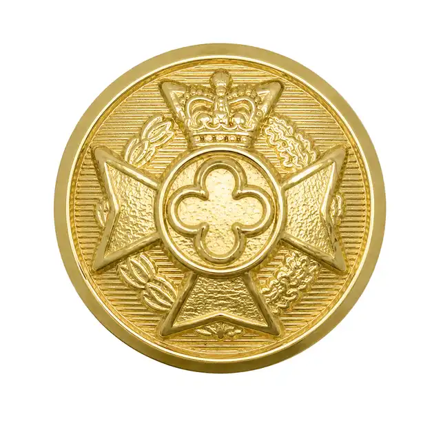Royal Army Chaplains' Department Screw Epaulette Button