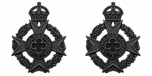 Royal Army Chaplains' Department Service Dress Collar Badges