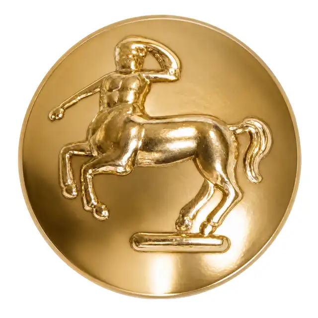 Royal Army Veterinary Corps 22 Ligne Anodised Button
