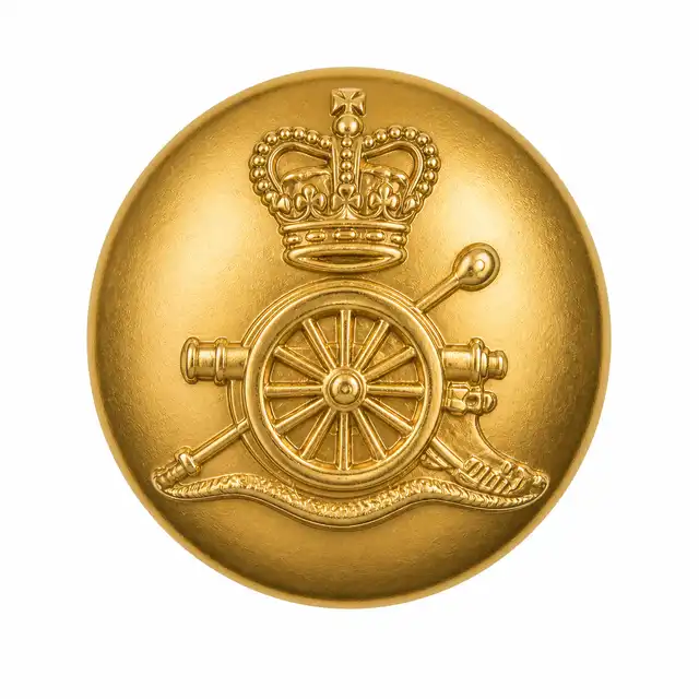 Royal Artillery 30 Ligne Anodised Button