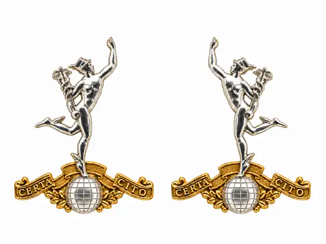 Royal Corps of Signals Officer Collar Badges