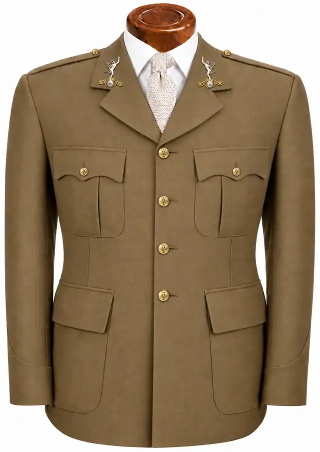 Royal Corps of Signals officer service dress — male