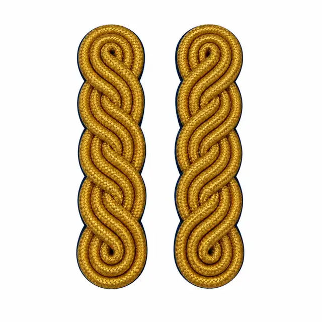 Royal Gibraltar Regiment Ceremonial Gold Shoulder Cords