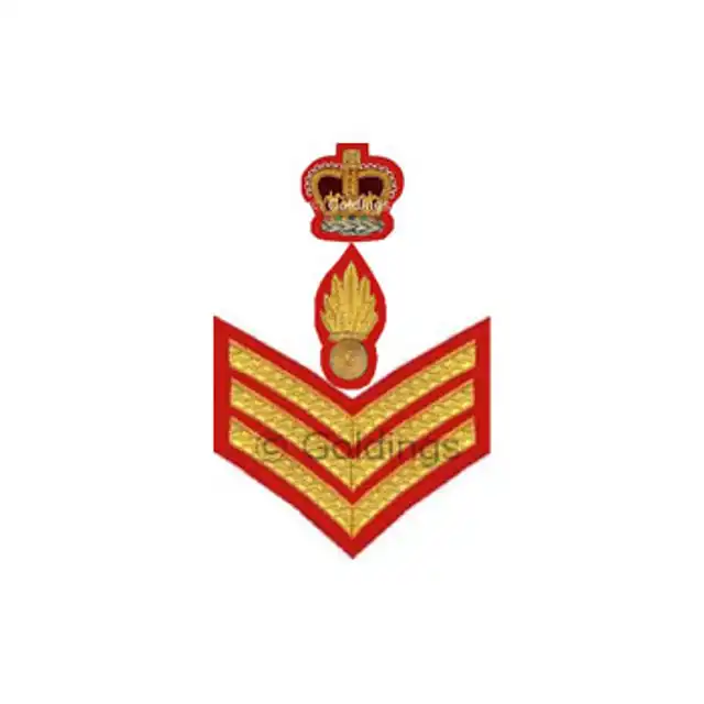 Royal Gibraltar Regiment Staff Sergeant Rank (S/Sgt)