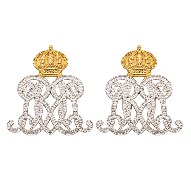 Royal Lancers Queen Adelaide Collar Badges