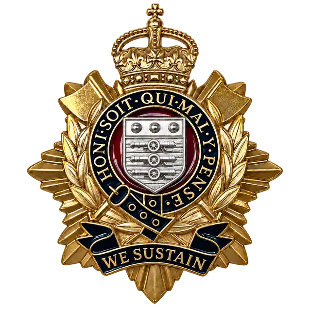Royal Logistic Corps Officer Cap Badge
