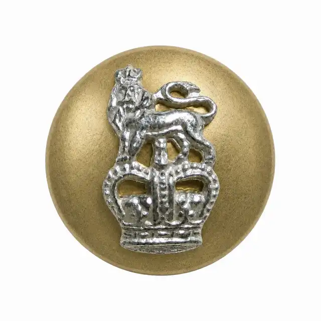 Royal Marines 22 Ligne Mounted Mess Button