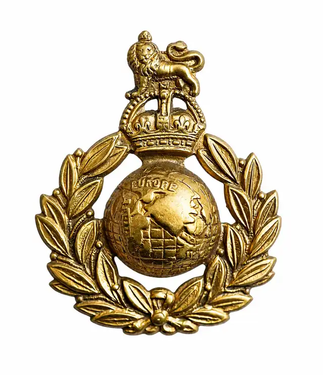 Royal Marines Other Ranks Composite Cap and Beret Badge