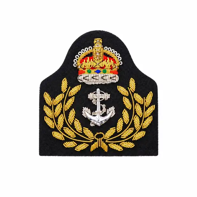 Royal Navy Warrant Officer Beret Badge