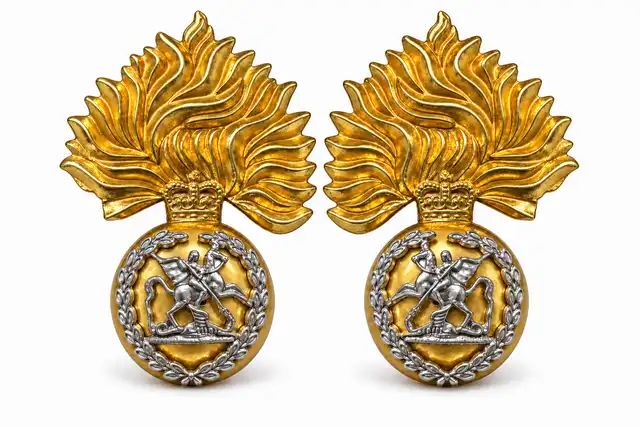Royal Regiment of Fusiliers Service Dress Collar Badges
