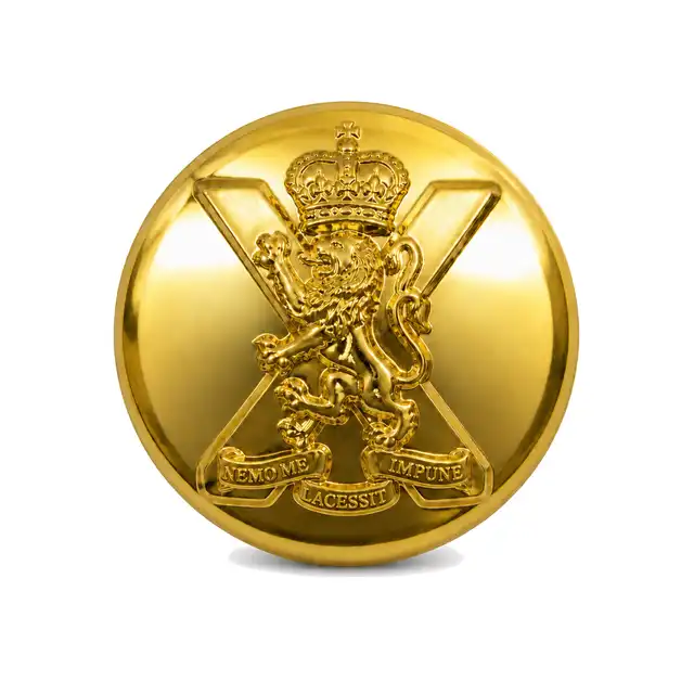 Royal Regiment of Scotland 30 Ligne Gilt Button