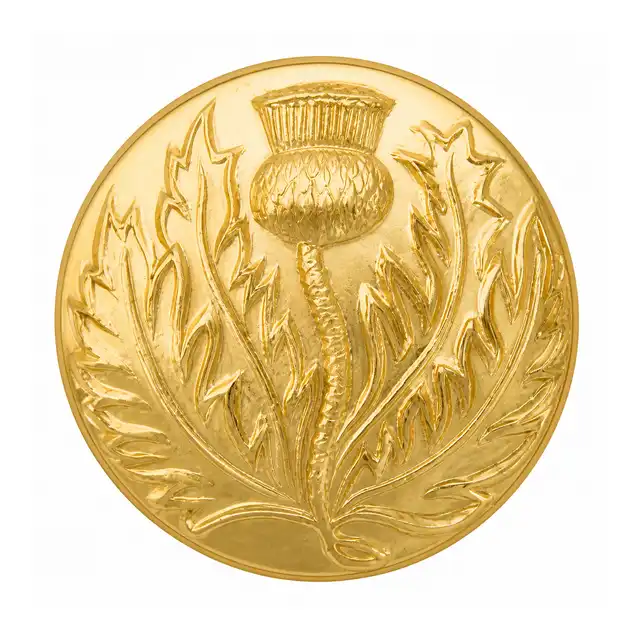Royal Scots Dragoon Guards Thistle Cap Button (22 Ligne)