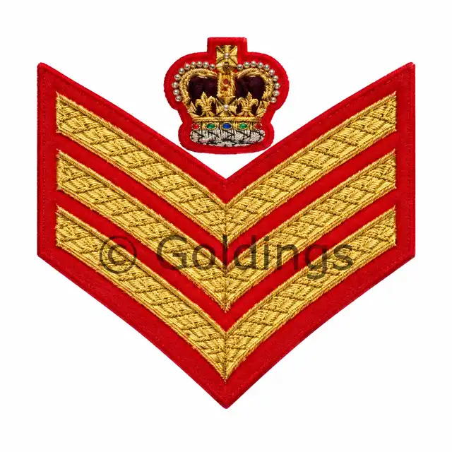 Royal Tank Regiment Staff Sergeant Rank (S/Sgt)