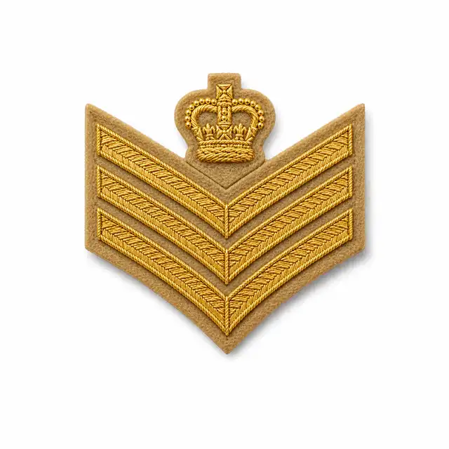 Royal Wessex Yeomanry Staff Sergeant Mess Dress Rank
