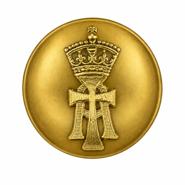 Royal Yorkshire Regiment 30 Ligne Anodised Button