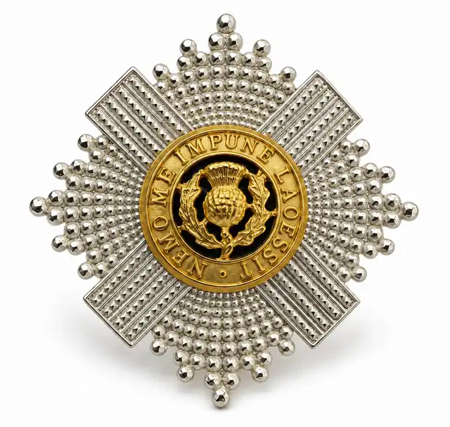 Scots Guards Large Forage-Cap Badge – Officers