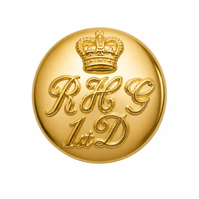 The Blues and Royals 40 Ligne Gilt Buttons