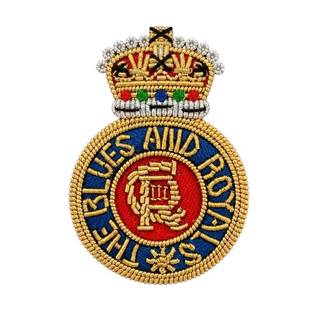 The Blues and Royals Beret Badge and Flash