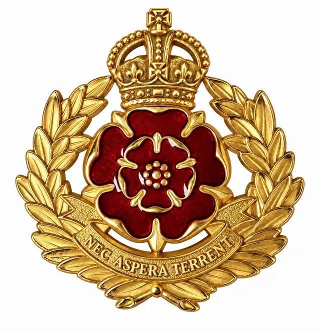 The Duke of Lancaster’s Regiment Officer Metal Cap Badge